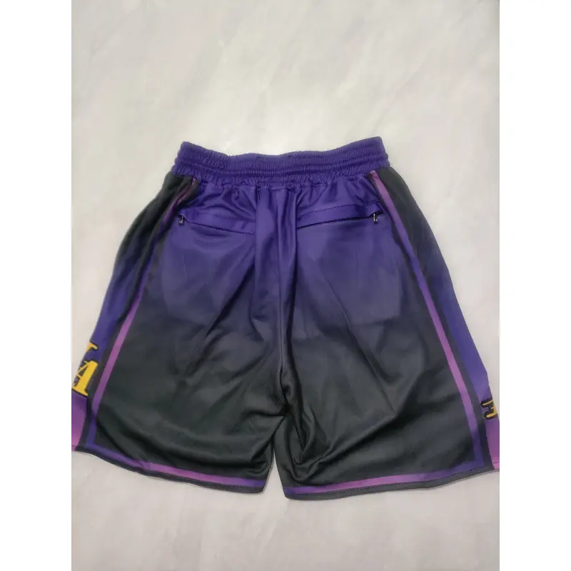 Pantalón Corto De Bolsillo Los Angeles Lakers 2025 Púrpura City Edition