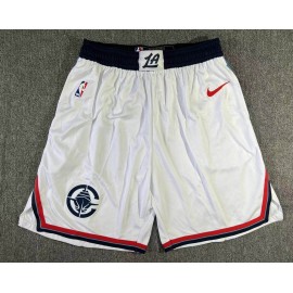 Pantalón Corto Los Angeles Clippers 2025 Blanco