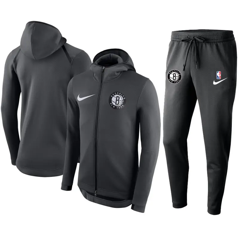 Chandal Brooklyn Nets Con Gris Capucha