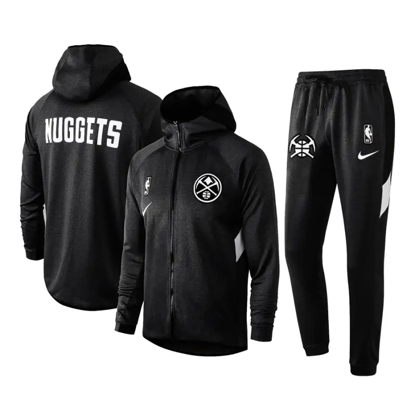 Chandal Negro Con Capucha Denver Nuggets