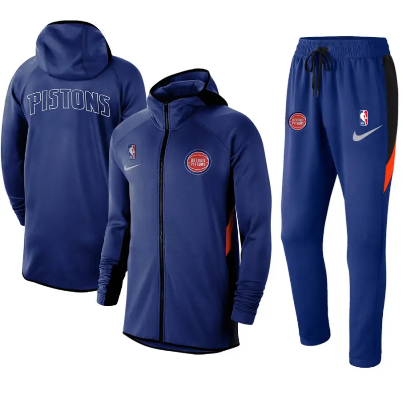 Chandal Con Capucha Detroit Pistons Azul