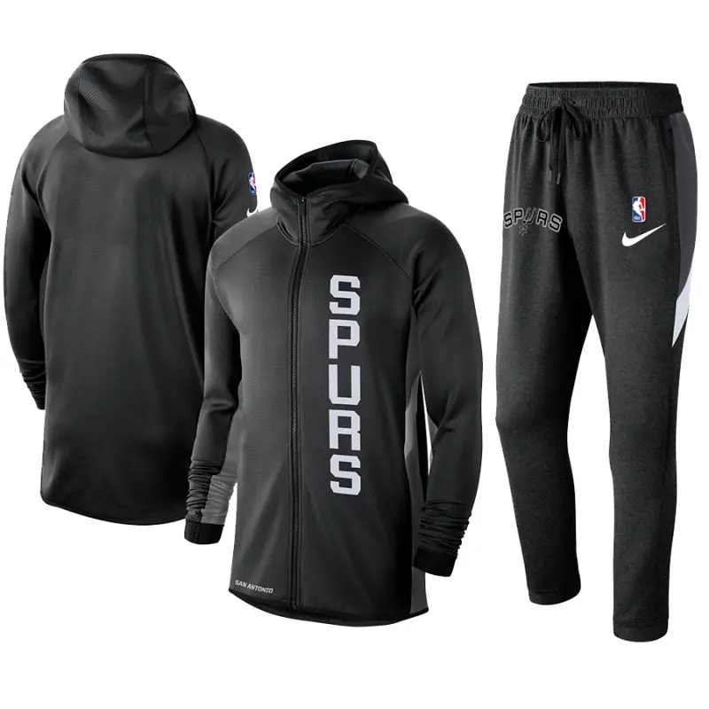Chandal Negro Con Capucha San Antonio Spurs