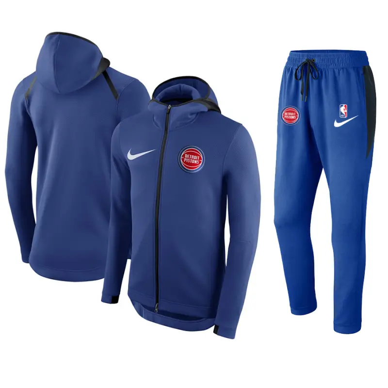 Chandal Detroit Pistons Con Capucha Azul