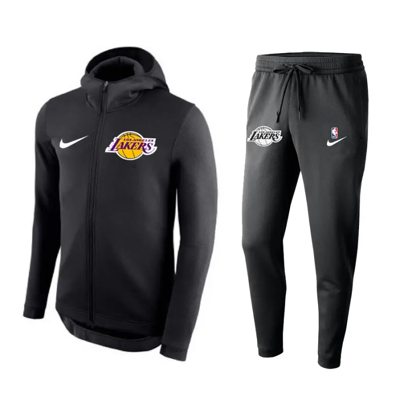 Chandal Los Angeles Lakers Con Capucha Negro