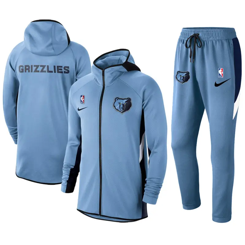 Chandal Memphis Grizzlies Con Capucha Azul