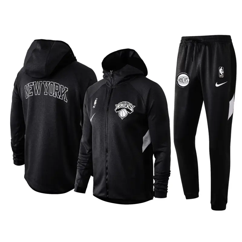 Chandal New York Knicks Con Capucha Negro