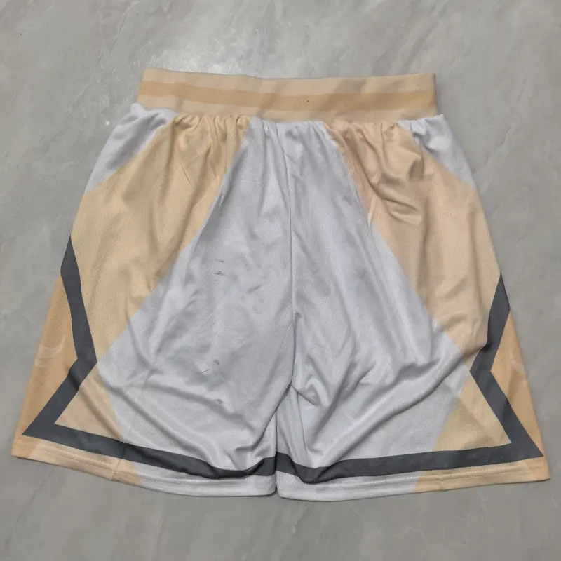 Pantalón Corto Chicago Bulls 2025 Beige/Blanco City Edition