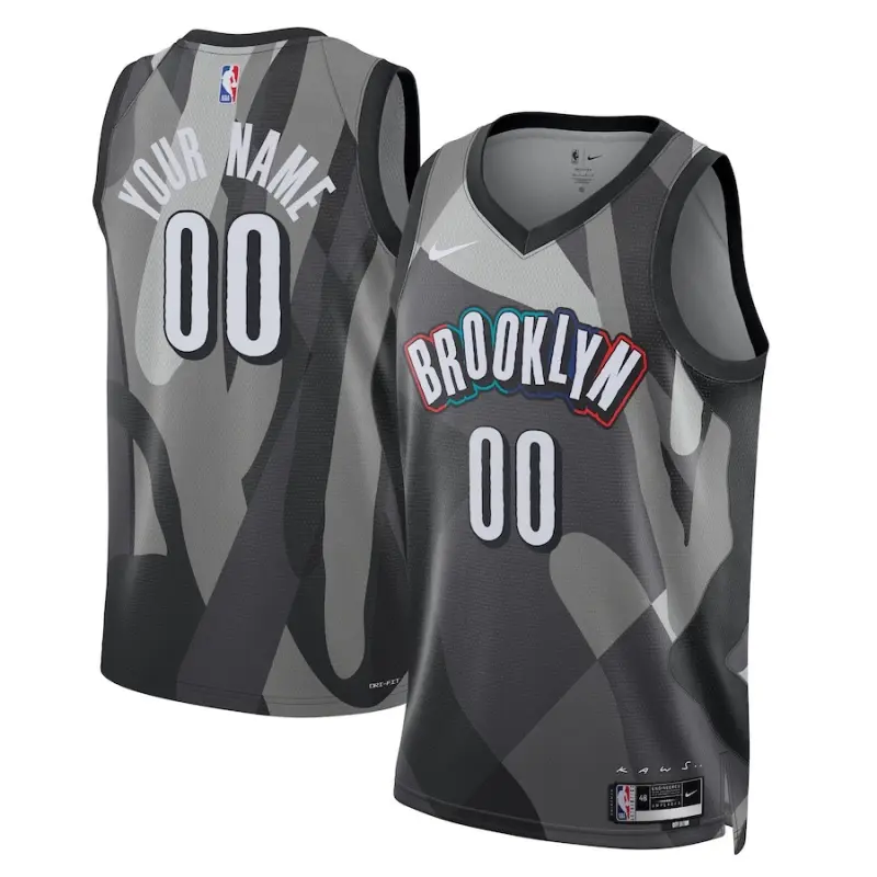 Camiseta Brooklyn Nets 2025 City Edition Negro