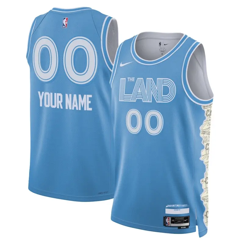 Camiseta Cleveland Cavaliers 2025 City Edition Azul Camiseta Cleveland Cavaliers 2025 City Edition Azul