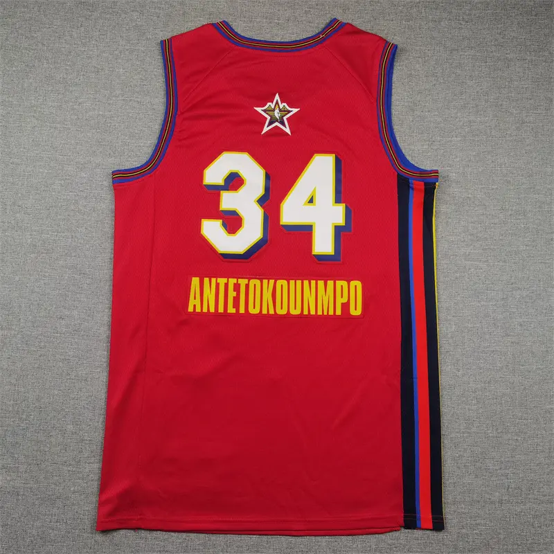 Camiseta Giannis Antetokounmpo #34  All Star Rojo