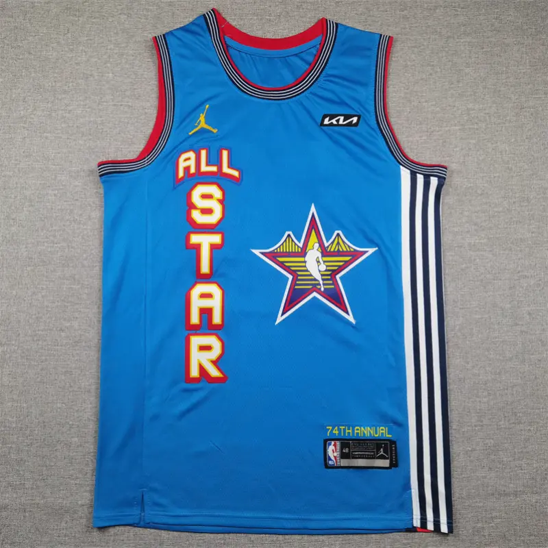 Camiseta LeBron James #23 All Star Azul Claro Camiseta LeBron James #23 All Star Azul Claro