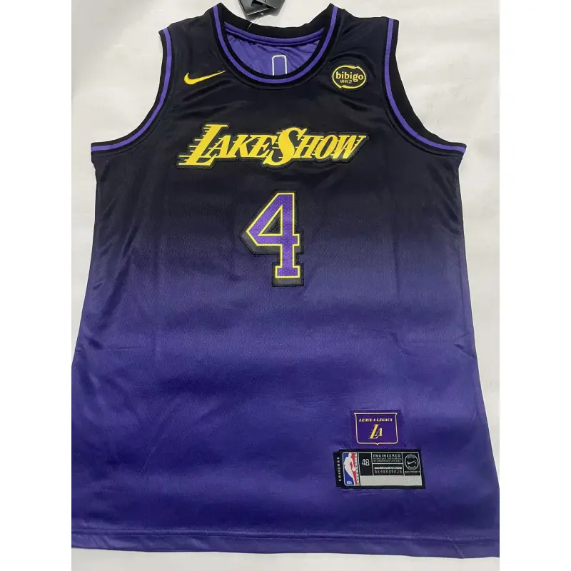 Camiseta Rajon Rondo #4 Los Angeles Lakers 2025 City Edition Morado