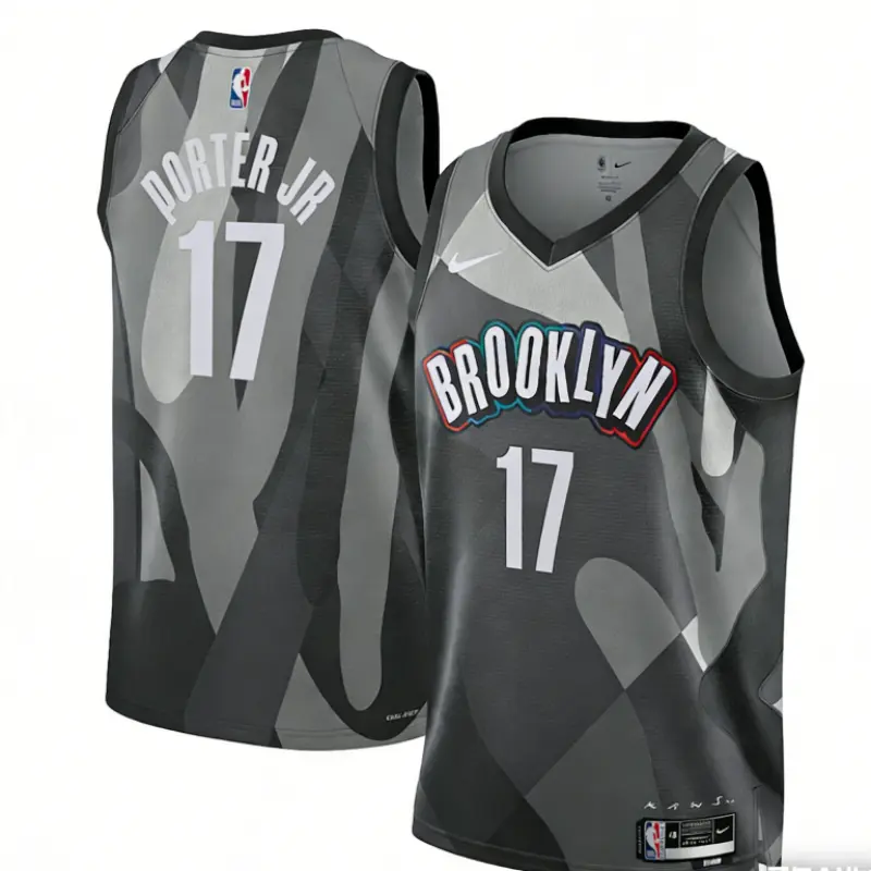 Camiseta Michael Porter Jr. #17 Brooklyn Nets 2025 City Edition Negro