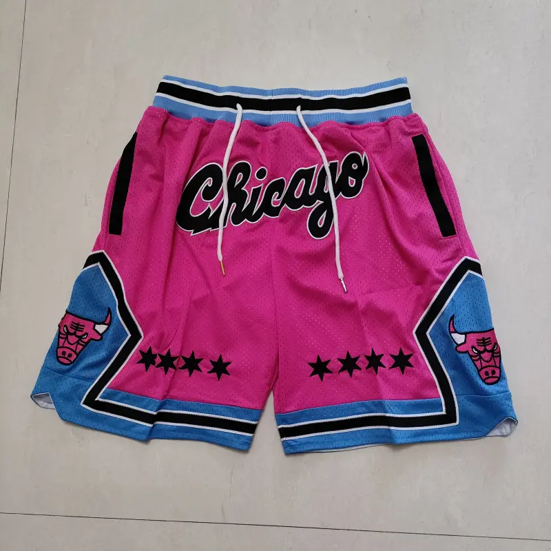 Pantalón Corto De Bolsillo Chicago Bulls Rosa