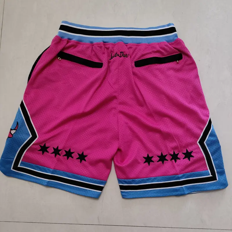 Pantalón Corto De Bolsillo Chicago Bulls Rosa