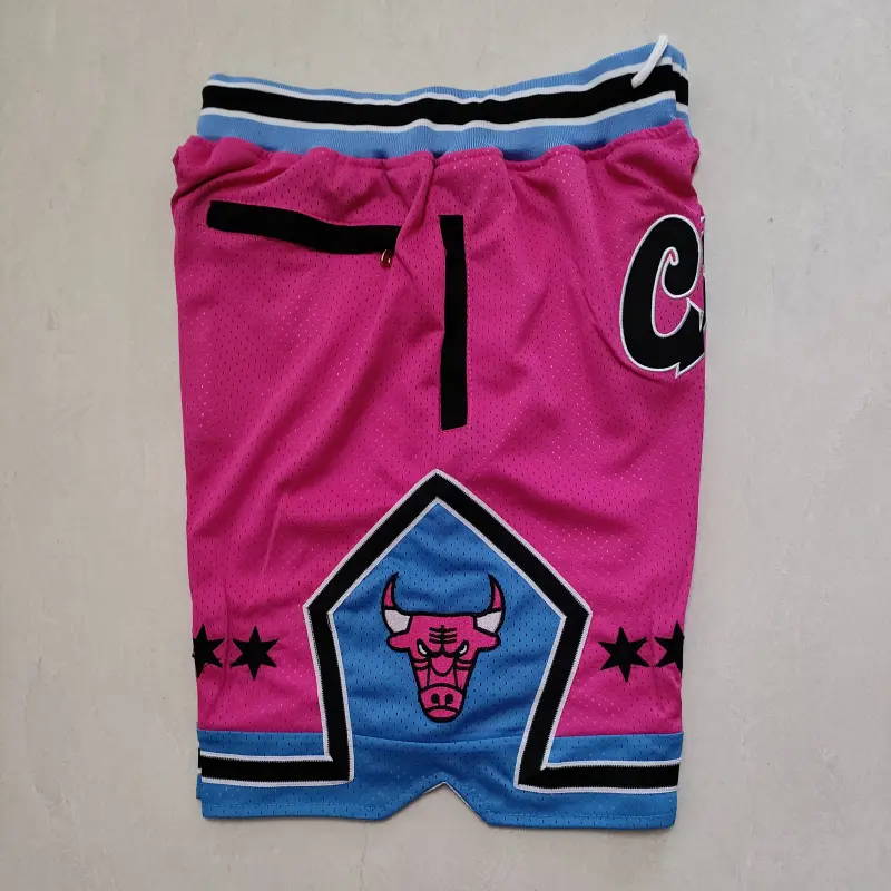 Pantalón Corto De Bolsillo Chicago Bulls Rosa