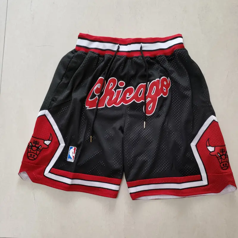 Pantalón Corto De Bolsillo Chicago Bulls Negro