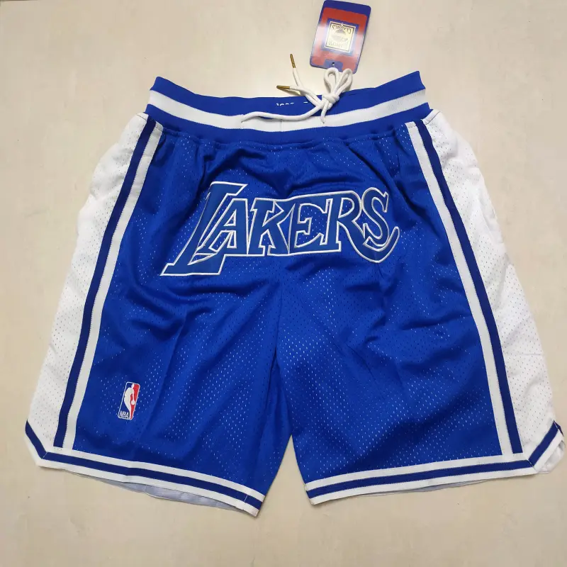 Pantalón Corto de Bolsillo Azul Los Angeles Lakers 