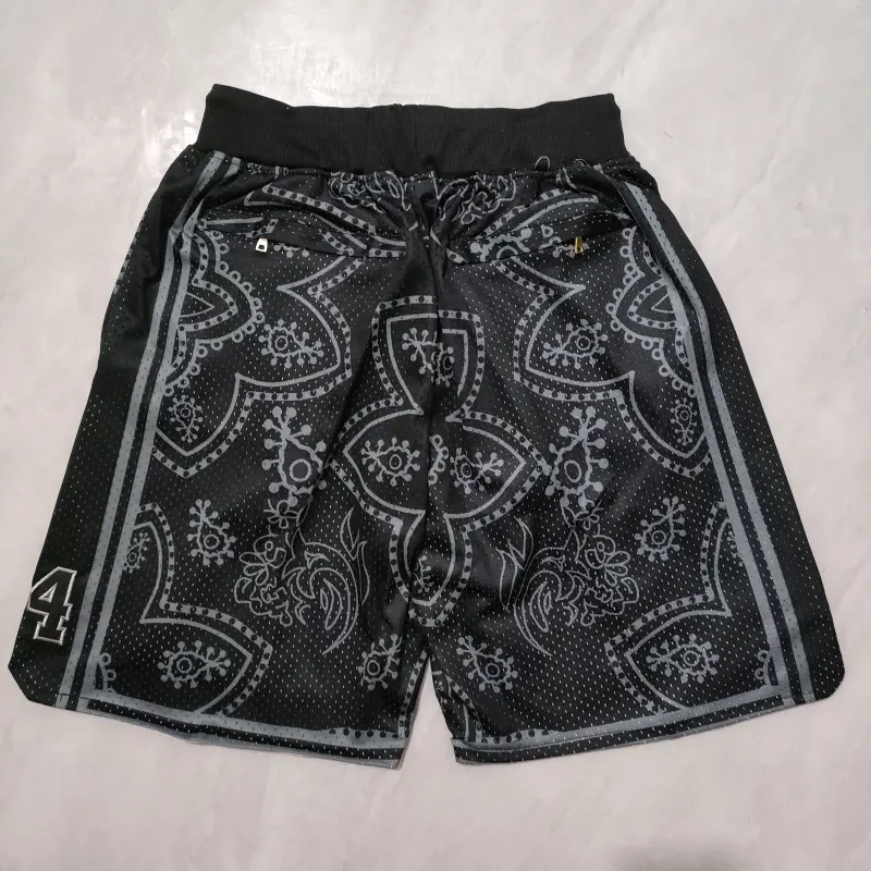 Pantalón Corto de Bolsillo Los Angeles Lakers Mamba Negro 2025