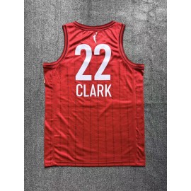 Camiseta Caitlin Clark 22 Indiana Fever Rojo