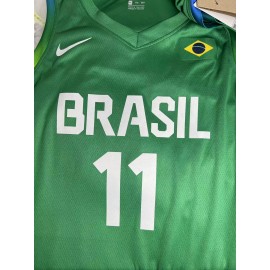 Camiseta Gui Santos #11 Brasil 2024 Edición Olímpica París Verde