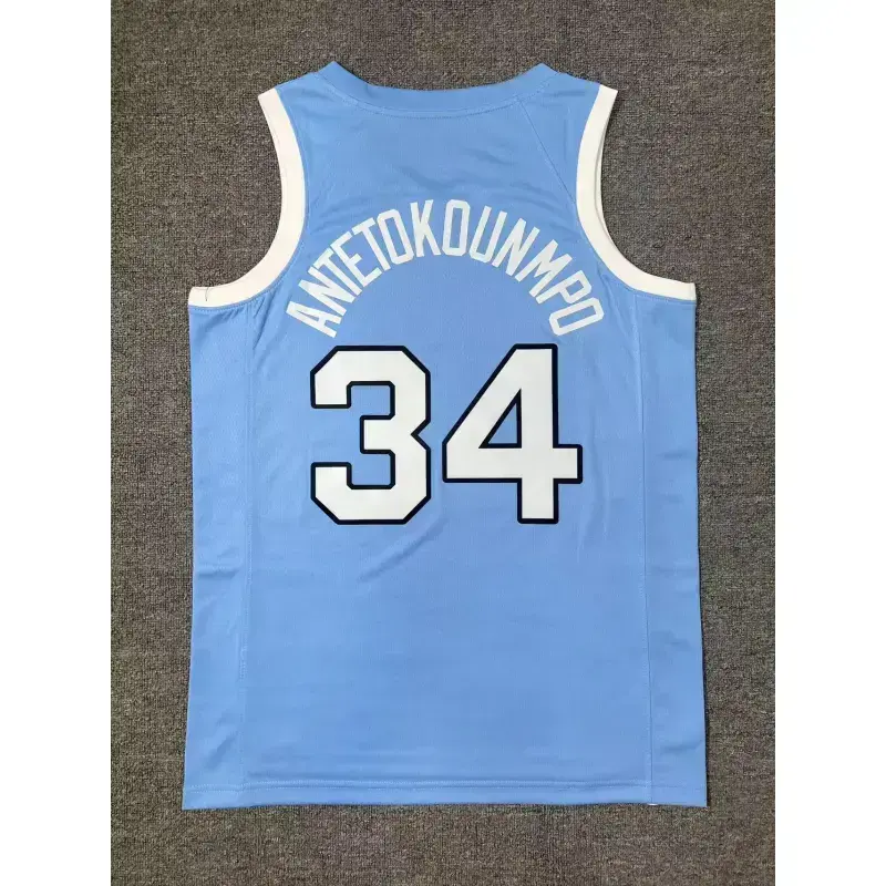 Camiseta Giannis Antetokounmpo #34 Hellas 2024 Edición Olímpica París Azul Camiseta Giannis Antetokounmpo #34 Hellas 2024 Edición Olímpica París Azul