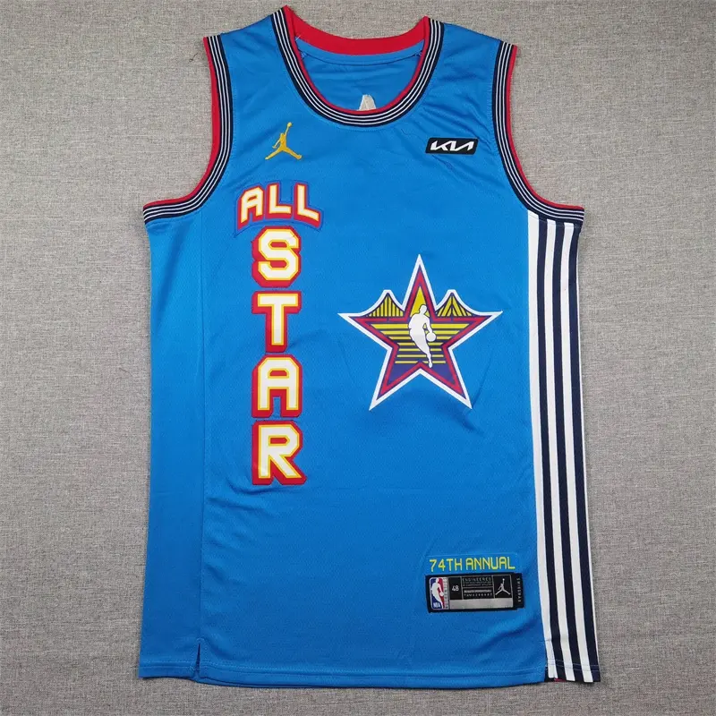 Camiseta Kevin Durant #35 All-Star Azul Claro