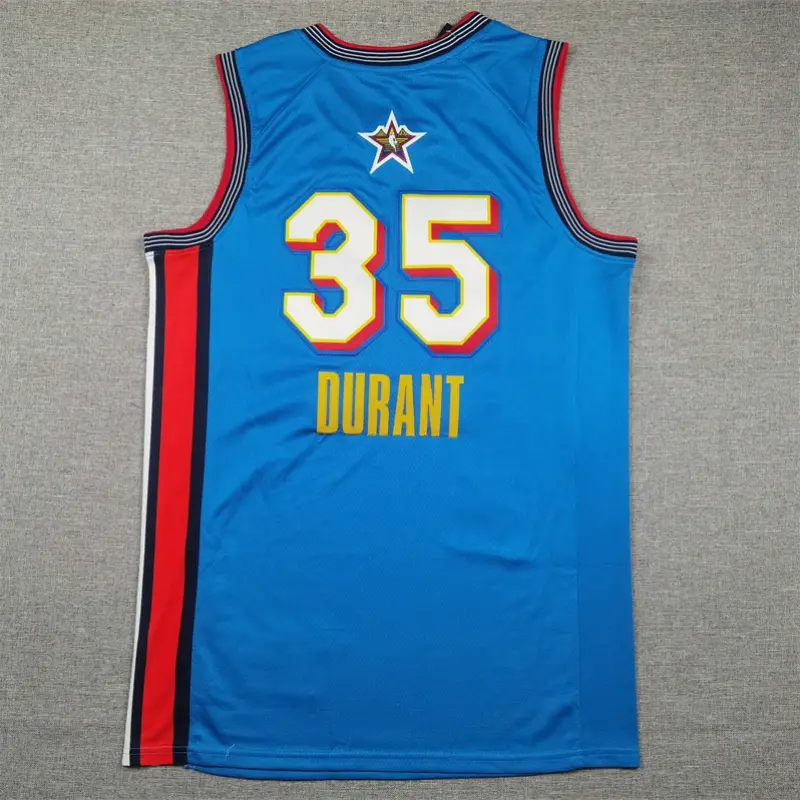 Camiseta Kevin Durant #35 All-Star Azul Claro Camiseta Kevin Durant #35 All-Star Azul Claro