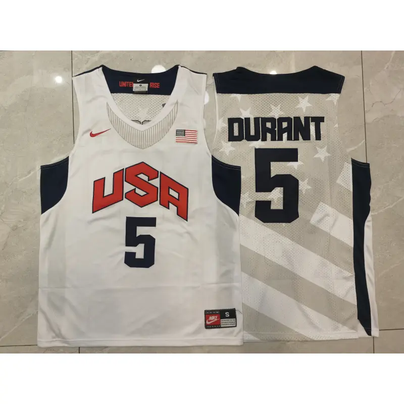 Camiseta Kevin Durant #5 Dream Team Blanco