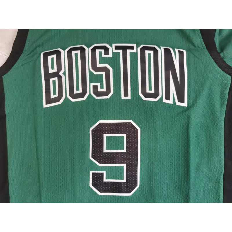 Camiseta Rajon Rondo #9 Boston Celtics Negro/Verde Camiseta Rajon Rondo #9 Boston Celtics Negro/Verde