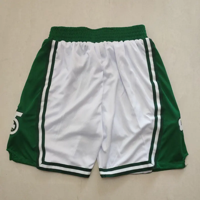 Pantalón Corto De Bolsillo Boston Celtics  Blanco Edición 75 Aniversario 
