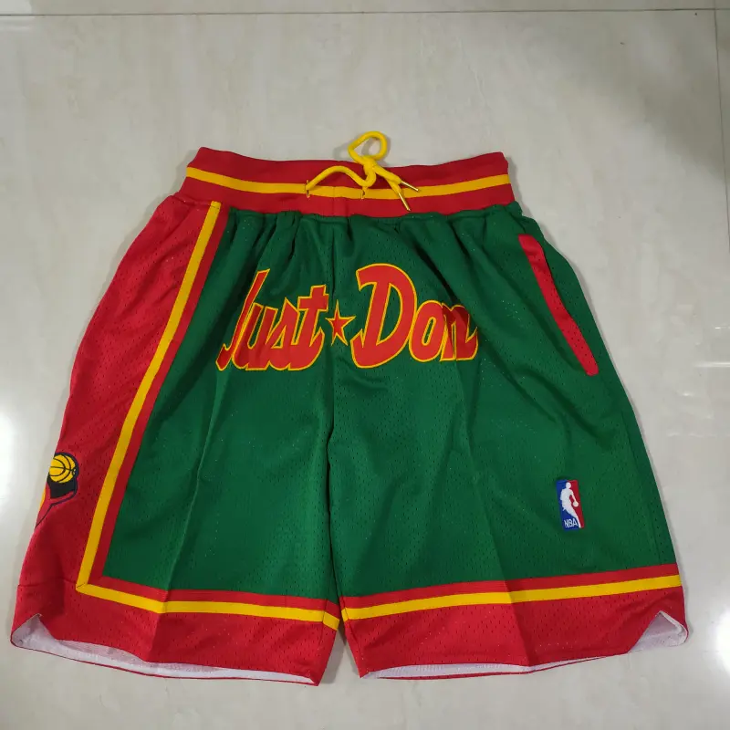 Pantalón Corto De Bolsillo Seattle Super Sonics Verde