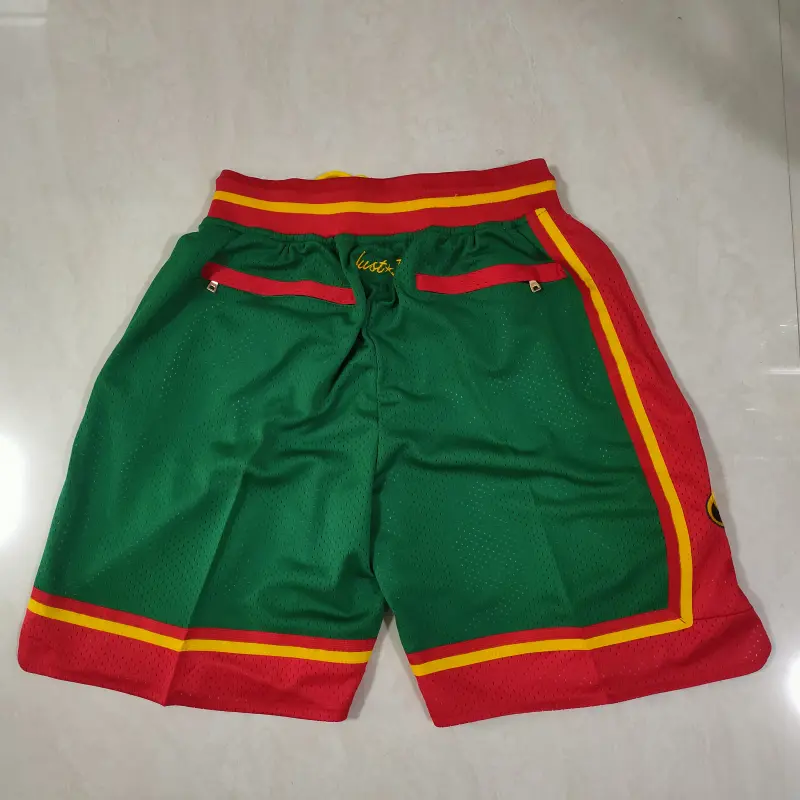 Pantalón Corto De Bolsillo Seattle Super Sonics Verde