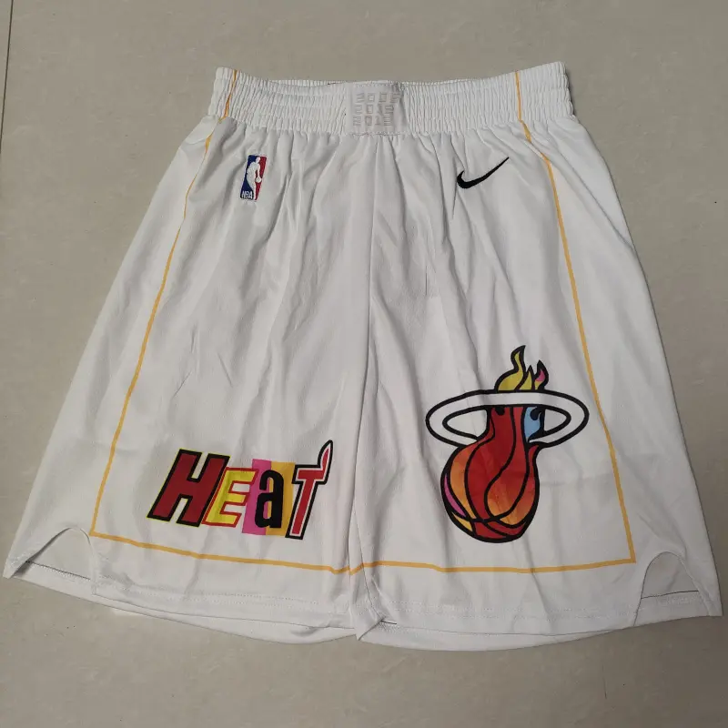 Pantalón Corto Miami Heat 2023 Blanco City Edition