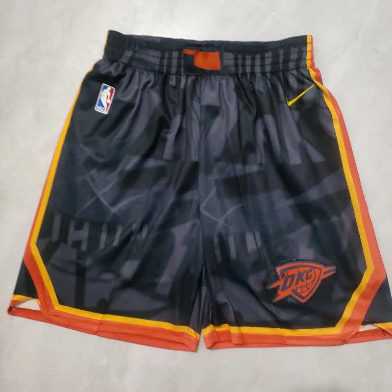 Pantalón Corto Oklahoma City Thunder 2024 Negro City Edition