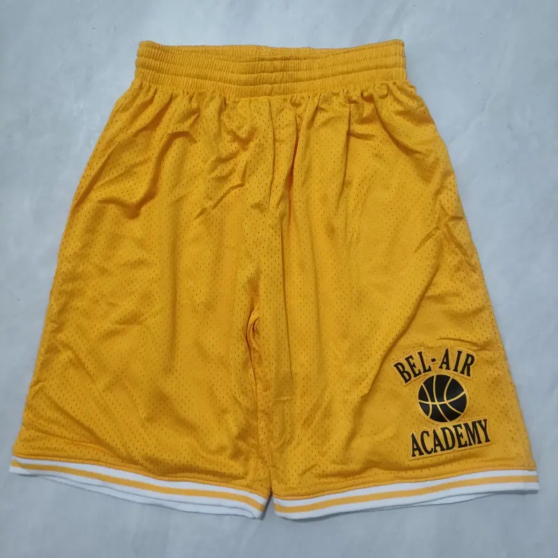 Pantalón Corto Toronto Raptors Amarillo Retro