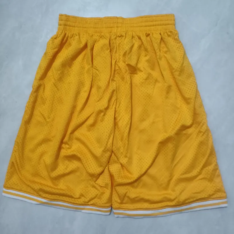 Pantalón Corto Toronto Raptors Amarillo Retro Pantalón Corto Toronto Raptors Amarillo Retro