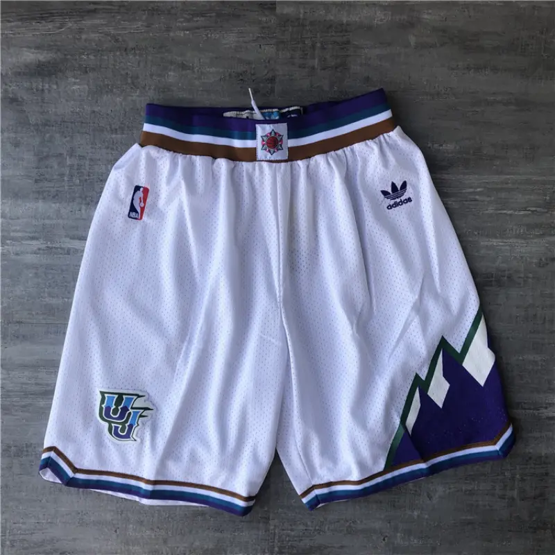Pantalón Corto Utah Jazz Snow Mountain Edition Blanco