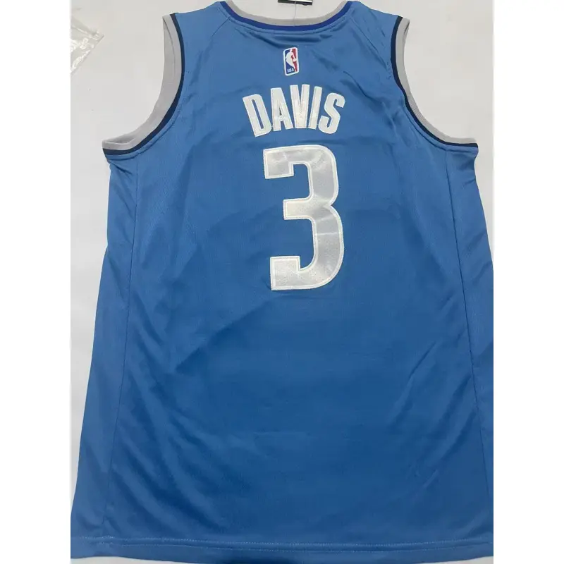 Camiseta Anthony Davis #3 Dallas Mavericks Azul