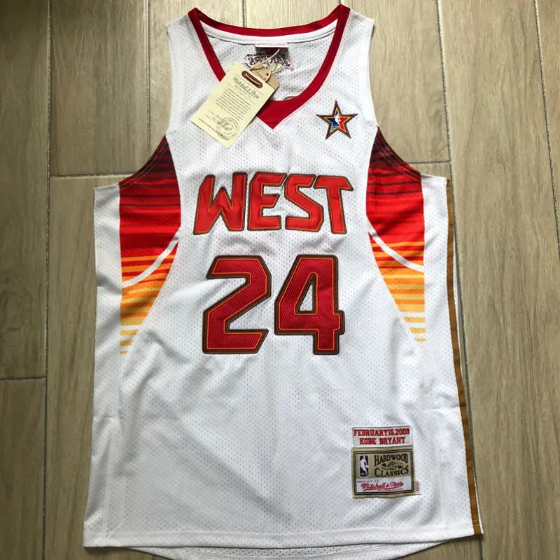 Camiseta Kobe Bryant #24 All Star 2009 Bordado Blanco Camiseta Kobe Bryant #24 All Star 2009 Bordado Blanco