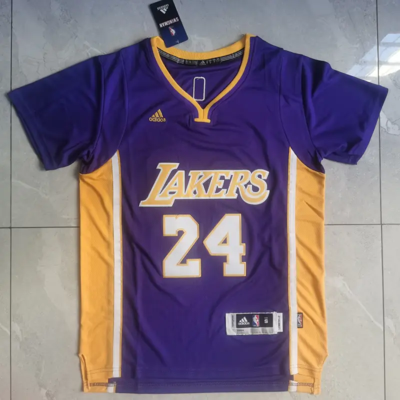 Camiseta Kobe Bryant #24 Los Angeles Lakers Morado