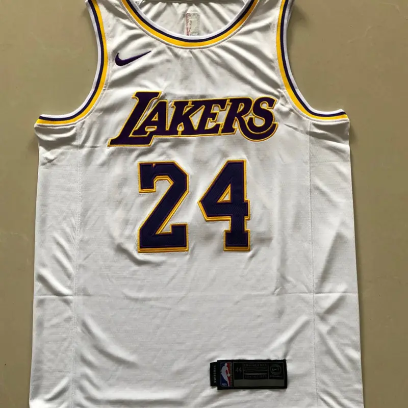 Camiseta Kobe Bryant #24 Los Angeles Lakers Retro Blanco