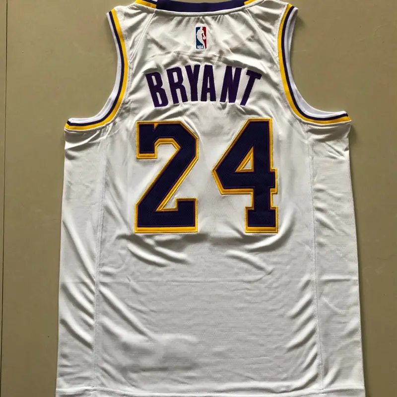 Camiseta Kobe Bryant #24 Los Angeles Lakers Retro Blanco