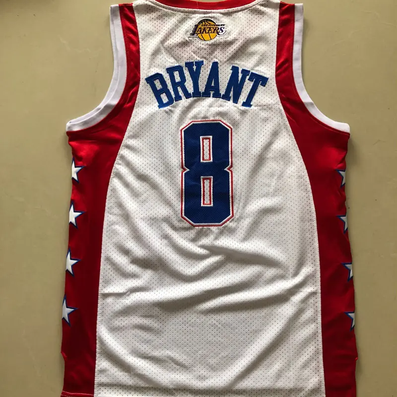 Camiseta Kobe Bryant #8 All Star 2004 Blanco Camiseta Kobe Bryant #8 All Star 2004 Blanco