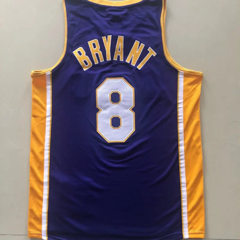 Camiseta Kobe Bryant #8 Los Angeles Lakers 2000/01 Edición Conmemorativa de Campeones Morado