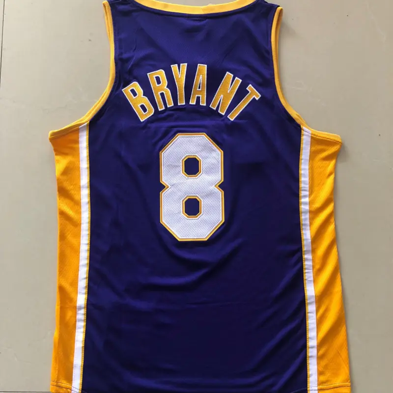 Camiseta Kobe Bryant #8 Los Angeles Lakers 2000 Morado