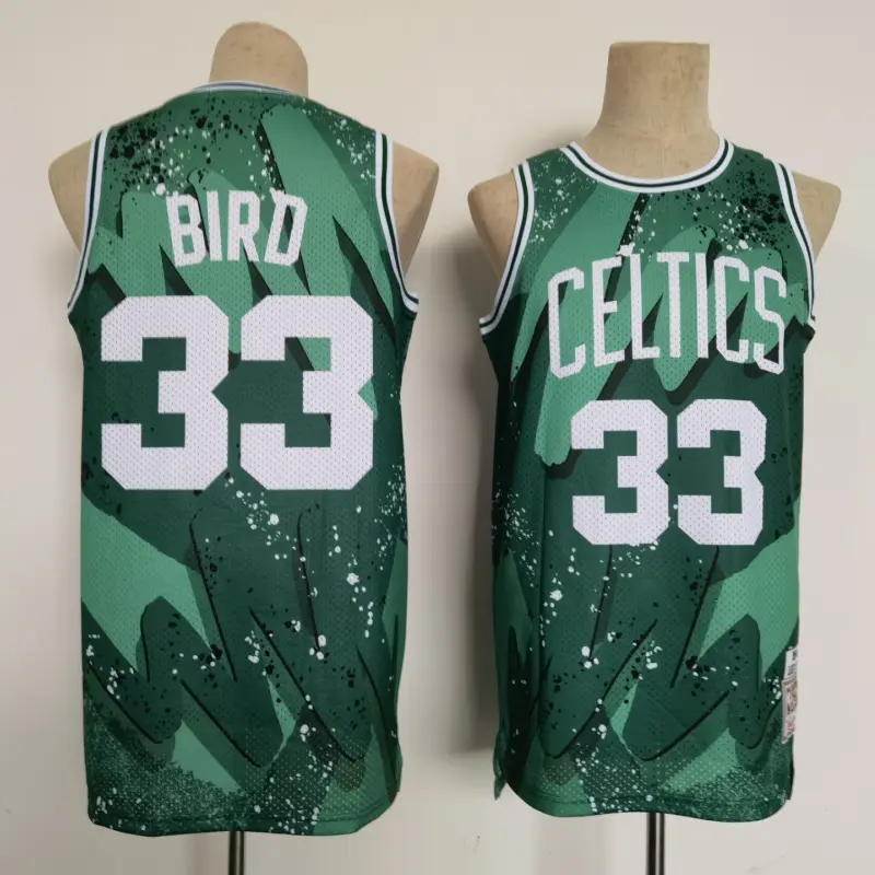 Camiseta Larry Bird #33 Boston Celtics Edition Hip Hop
