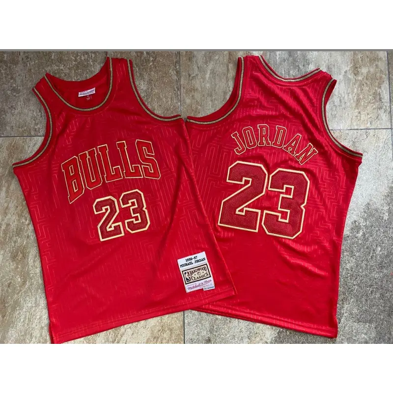 Camiseta Michael Jordan #23 Chicago Bulls Rojo Mouse Retro