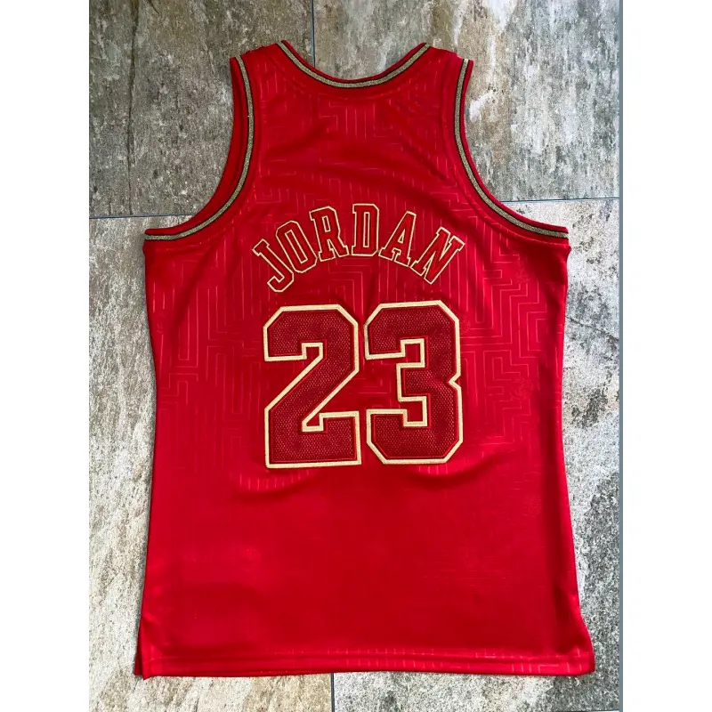 Camiseta Michael Jordan #23 Chicago Bulls Rojo Mouse Retro Camiseta Michael Jordan #23 Chicago Bulls Rojo Mouse Retro