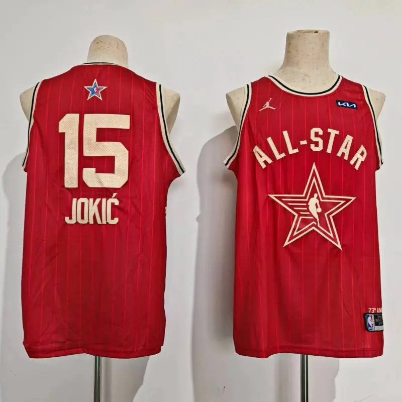 Camiseta Nikola Jokić #15 All-Star 2024 Rojo